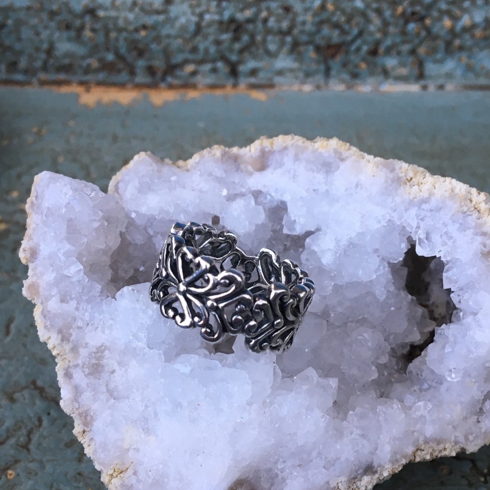 Sterling silver heart ring